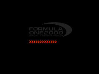 Formula One 2000 title screen for Playstation